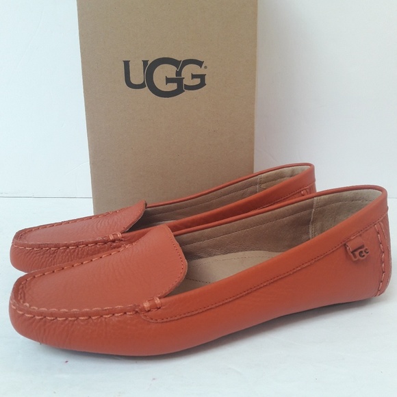 UGG Shoes - New UGG Flores Leather Loafers Size 10